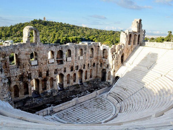 Acropolis theatre Athens Greece